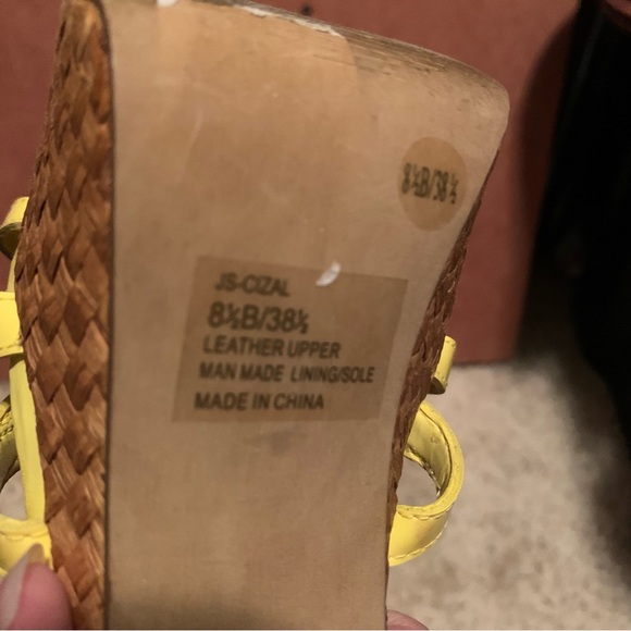 Jessica Simpson Cizal Lemon chill 8.5 platforms - Picture 13 of 15